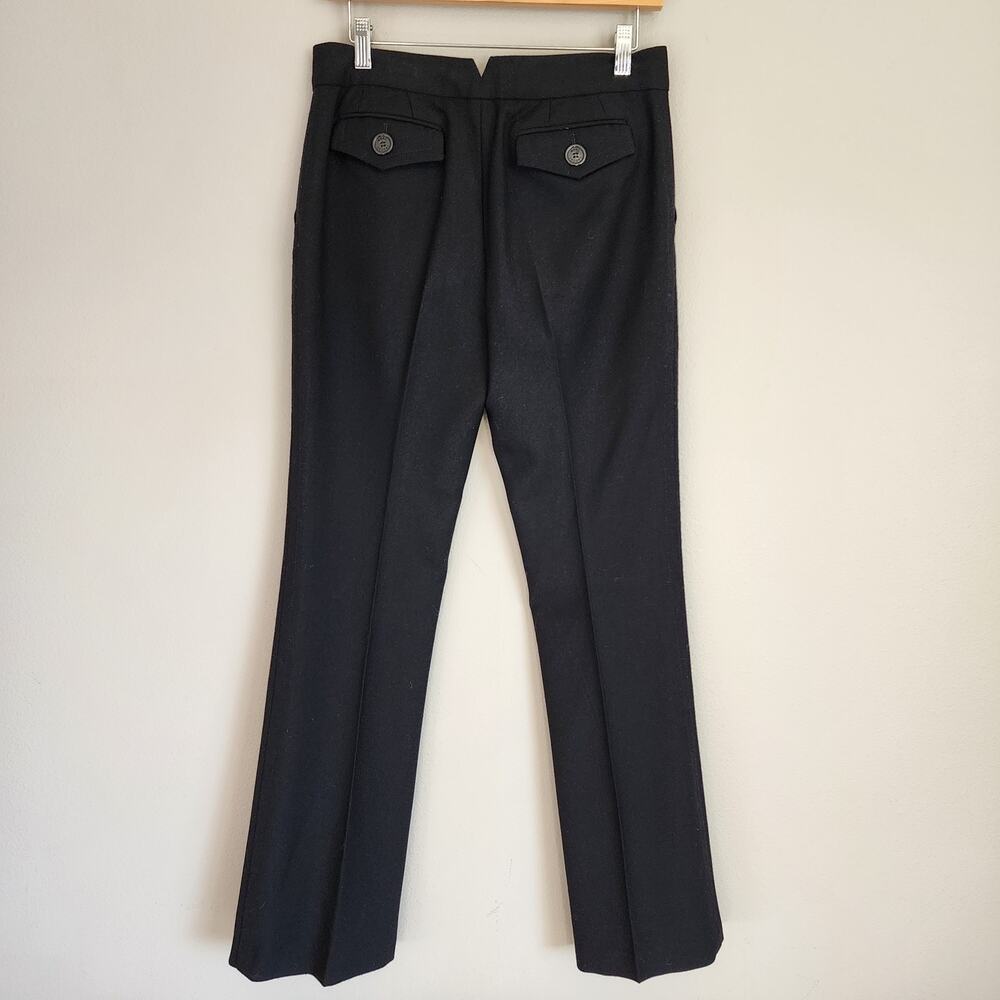 Marc Jacobs 100% Wool Black Mid-Rise Dress Trouser Pants Women's Size 8 - Picture 3 of 13